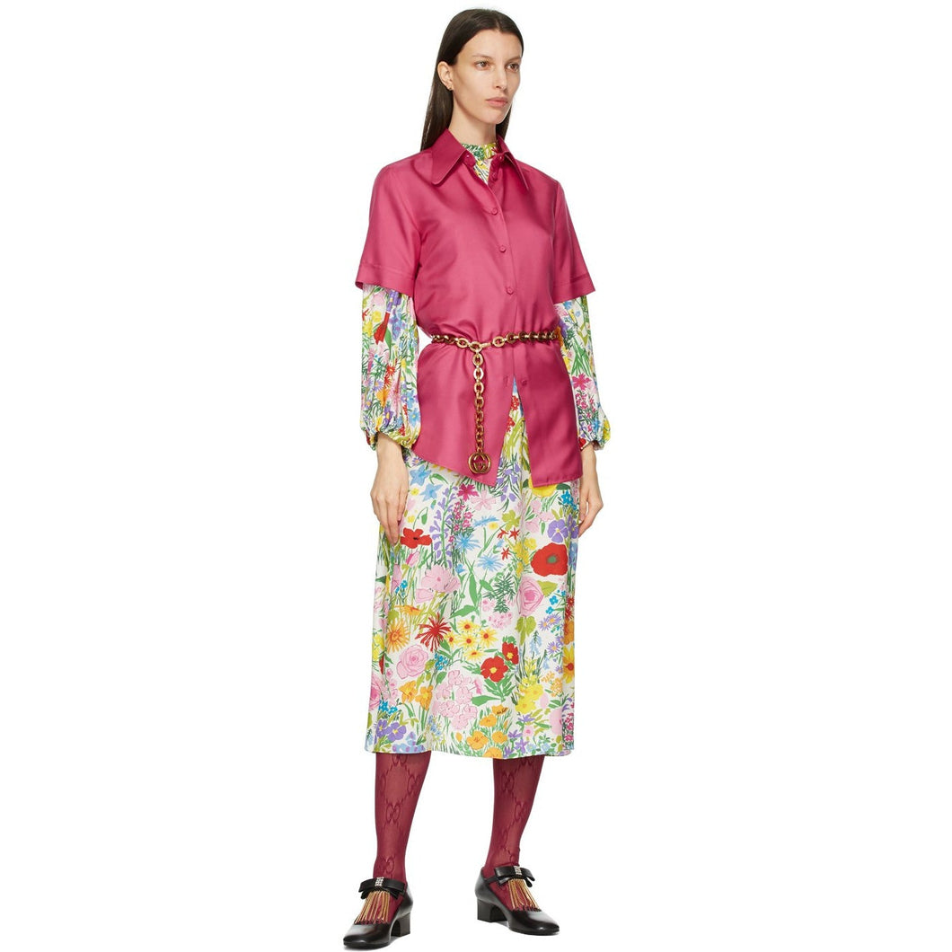 Gucci Gold Interlocking G Chain Belt