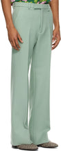 Gucci Green Wool Vintage Cover Trousers