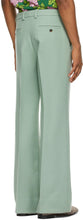 Gucci Green Wool Vintage Cover Trousers