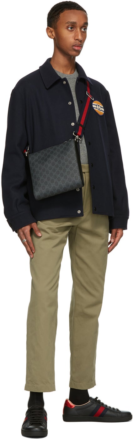 Gucci Grey Cashmere GG Sweater