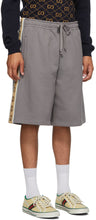 Gucci Grey Cotton Jersey Shorts