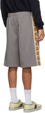 Gucci Grey Cotton Jersey Shorts