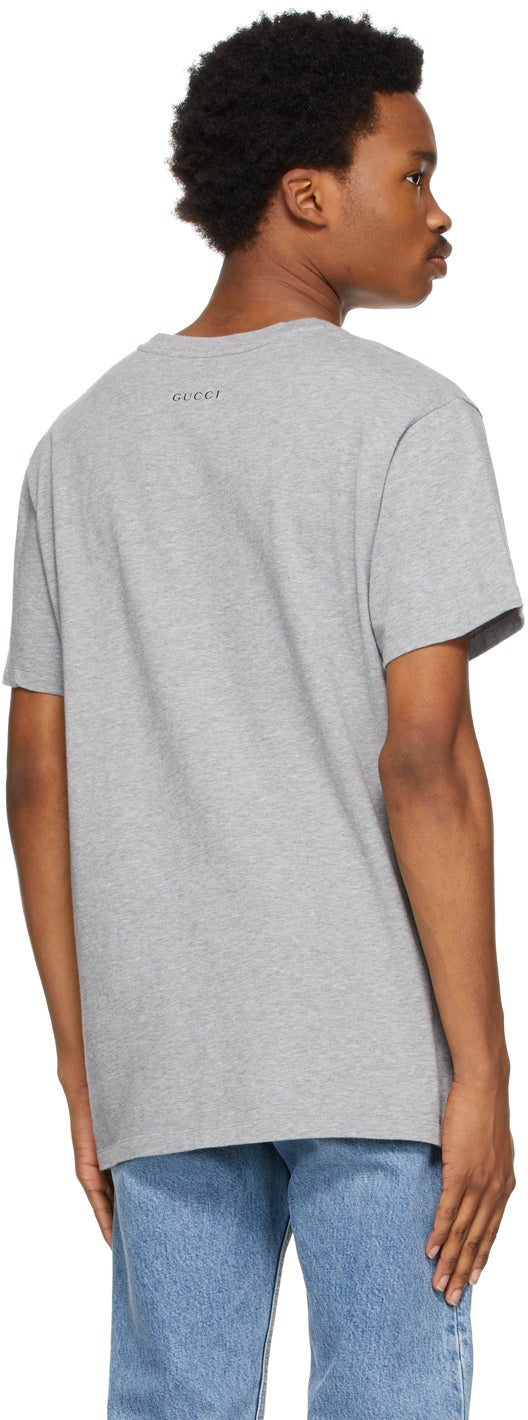 T-shirt Donald Duck Disney x Gucci Grey size S International in Cotton -  29448986