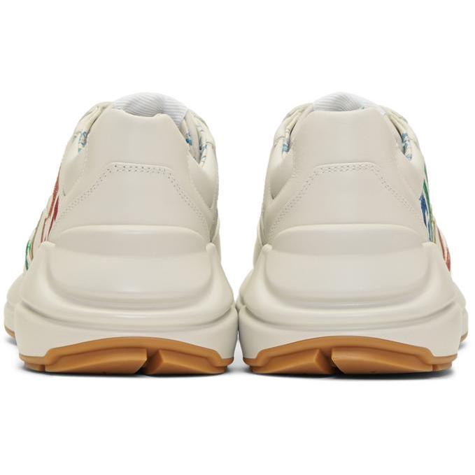 Women's Rhyton glitter Gucci sneaker