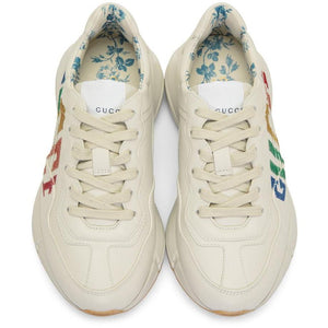 Gucci Ivory Rhyton Rainbow Glitter Sneakers - Sneakers Gucci Ivoire Rhyton Rainbow Glitter Sneakers - 구찌 아이보리 Rhyton 무지개 반짝이 운동화