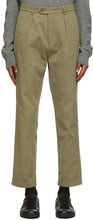 Gucci Khaki Interlocking G Patch Trousers - Gucci Kaki Interlocking G Patch Patch Patch - Gucci Khaki 연동 G 패치 바지