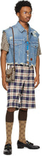 Gucci Multicolor Disney Edition Cotton Check Shorts