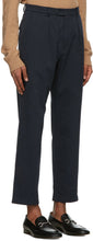 Gucci Navy Interlocking G Patch Trousers