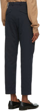 Gucci Navy Interlocking G Patch Trousers