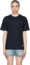 Gucci Navy Linen Jersey T-Shirt - T-shirt Jersey Gucci Navy Linen - 구찌 네이비 린넨 저지 티셔츠