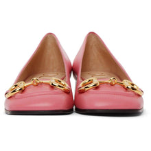 Gucci Pink Horsebit Ballerina Heels
