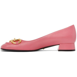 Gucci pink shoes online heels