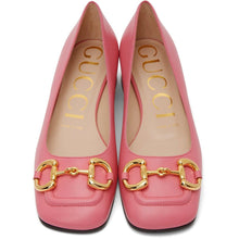 Gucci Pink Horsebit Ballerina Heels