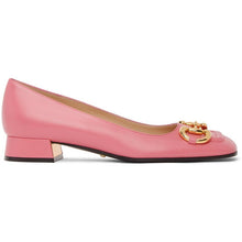 Gucci Pink Horsebit Ballerina Heels - Gucci Pink Harkit Ballerina Talels - 구찌 핑크 말 발레리나 발 뒤꿈치