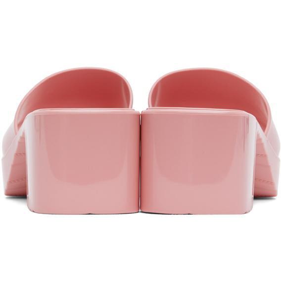 Plastique Logo Sandals in Pink - Gucci