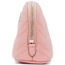 Gucci Pink Small GG Marmont 2.0 Cosmetic Pouch