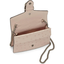 Gucci Pink Super Mini Ostrich Dionysus Wallet Chain Bag - Gucci Pink Super Mini Ostrich Dionysos Portefeuille - 구찌 핑크 슈퍼 미니 타스 트리 어 디오니소스 지갑 체인 백