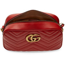 Gucci Red Small GG Marmont 2.0 Camera Bag - Gucci rouge petit gg marmont 2.0 caméra caméra - 구찌 빨간색 작은 GG Marmont 2.0 카메라 가방