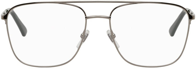 Gucci Silver Aviator Glasses - Gucci Argent Aviator Lunettes - 구찌 실버 비행기 안경