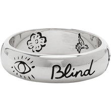 Gucci Silver 'Blind For Love' Ring - Ring Gucci Silver 'Blind for Love' - Gucci 실버 '사랑의 경우'반지 '