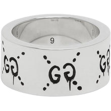 Gucci Silver Large 'GucciGhost' Ring