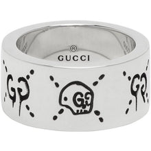 Gucci Silver Large 'GucciGhost' Ring