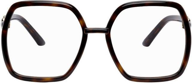 Gucci Tortoiseshell Square Horsebit Glasses - GUCCI TORTOISESHELL SQUINT HARDINGIT VERRES - 구찌 tortoiseshell 사각형 horsebit 안경
