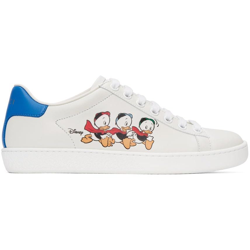 Ace cotton velvet sneakers in blue - Gucci | Mytheresa