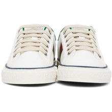 Gucci White GG Supreme 'Gucci Tennis 1977' Sneakers