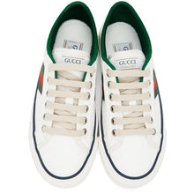 Gucci White GG Supreme 'Gucci Tennis 1977' Sneakers
