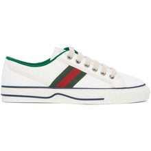 Gucci White GG Supreme 'Gucci Tennis 1977' Sneakers