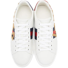 Gucci White 'Loved' Ace Sneakers - Les baskets Ace de Gucci White 'aimé' - Gucci 화이트 '사랑하는'에이스 스니커즈