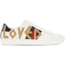 Gucci White 'Loved' Ace Sneakers