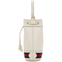 Gucci White Ophidia Bucket Bag