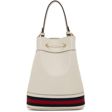 Gucci White Ophidia Bucket Bag