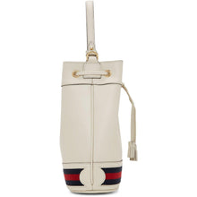 Gucci White Ophidia Bucket Bag