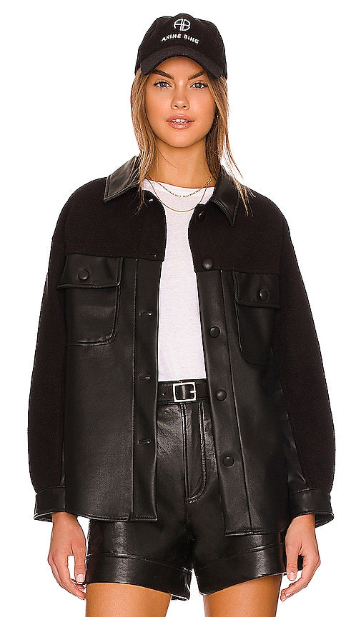 HEARTLOOM Tonya Jacket in Black Veste de tonya coeur en noir 黑色的心织机Tonya夹克