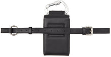 HELIOT EMIL Black Leather Box Bag Belt