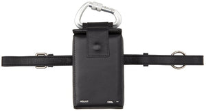 HELIOT EMIL Black Leather Box Bag Belt - Courroie de sac en cuir noir Emil - 헬리트에 Emil 블랙 가죽 상자 가방 벨트