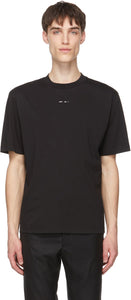 HELIOT EMIL Black Logo T-Shirt - Heliot Emil Black Logo T-shirt - 헬리트에 Emil 블랙 로고 티셔츠