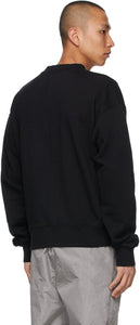HELIOT EMIL Black Print Sweatshirt