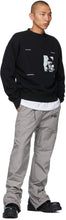 HELIOT EMIL Black Print Sweatshirt
