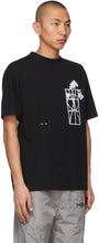 HELIOT EMIL Black Print T-Shirt