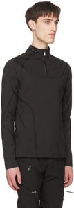 HELIOT EMIL Black Tech Long Sleeve T-Shirt