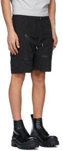 HELIOT EMIL Black Track Shorts