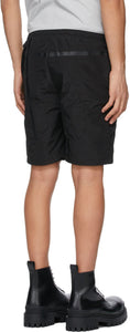 HELIOT EMIL Black Track Shorts