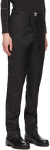 HELIOT EMIL Black Wool Tailored Trousers