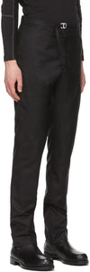 HELIOT EMIL Black Wool Tailored Trousers