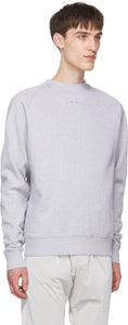 HELIOT EMIL Grey Logo Sweatshirt