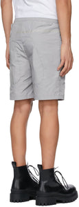 HELIOT EMIL Grey Track Shorts